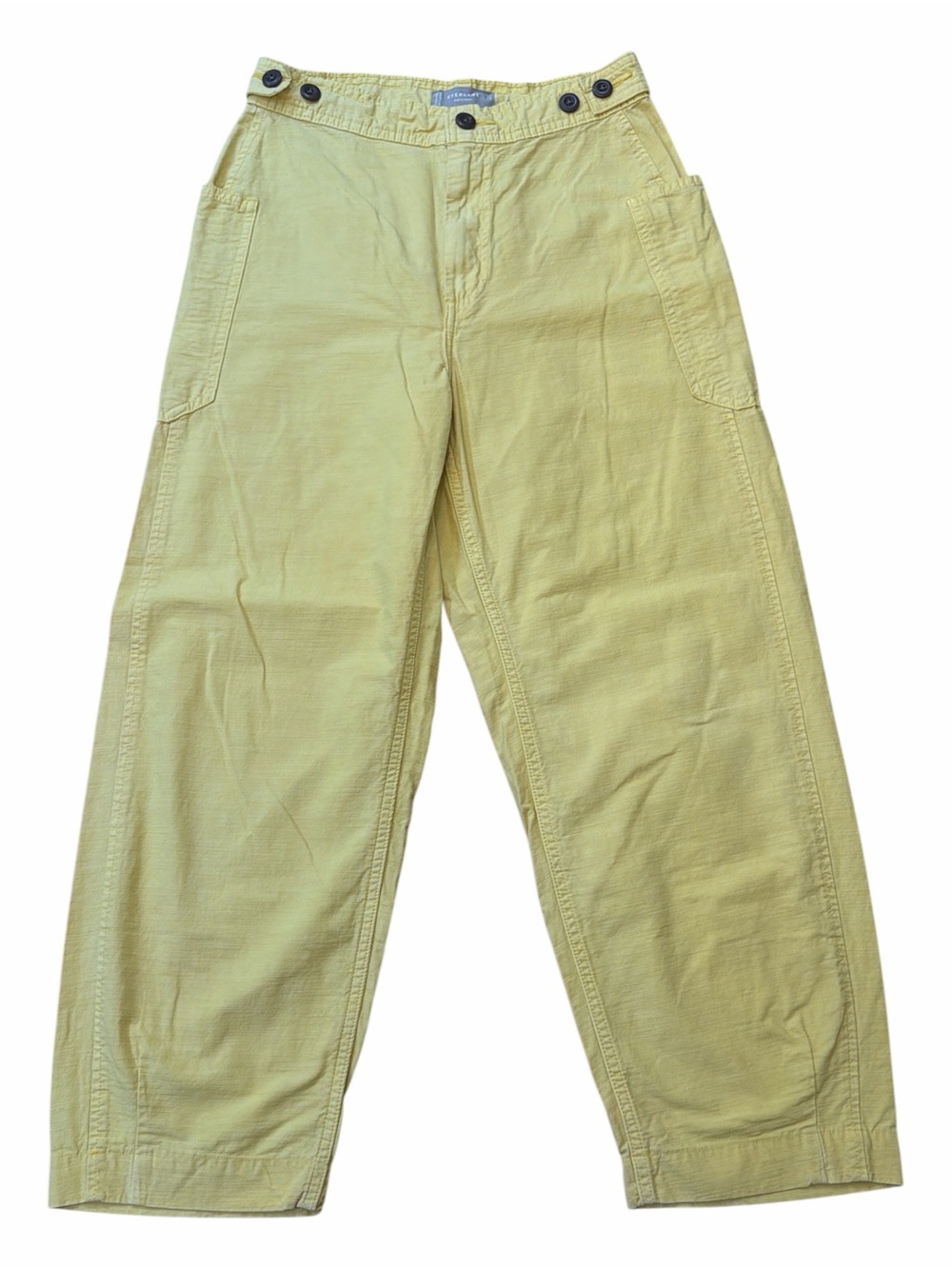 Everlane Fatigue Barrel Utility Pants in Chartreuse-Yellow Lime